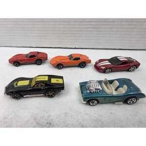 Vintage 70s-00s Hot Wheels & Malaysia Chevrolet Corvette Stingray Chevy Cars Lot